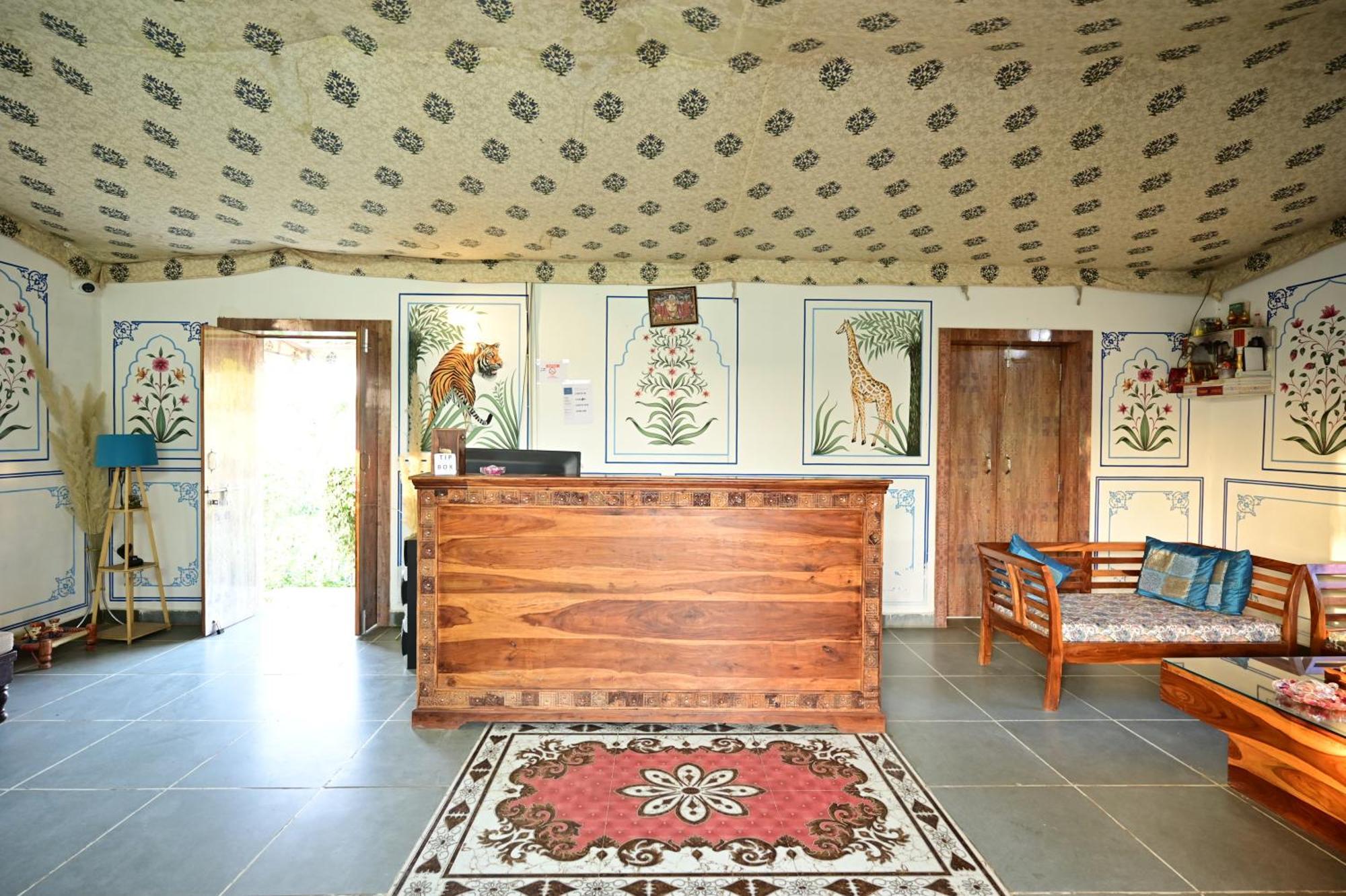 The Castle Crown - Hem Vilas Resort Ranthambhore Sawai Madhopur Eksteriør billede